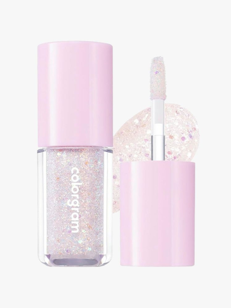 Colorgram Milk Bling Shadow in 01 Double Star on a light gray background